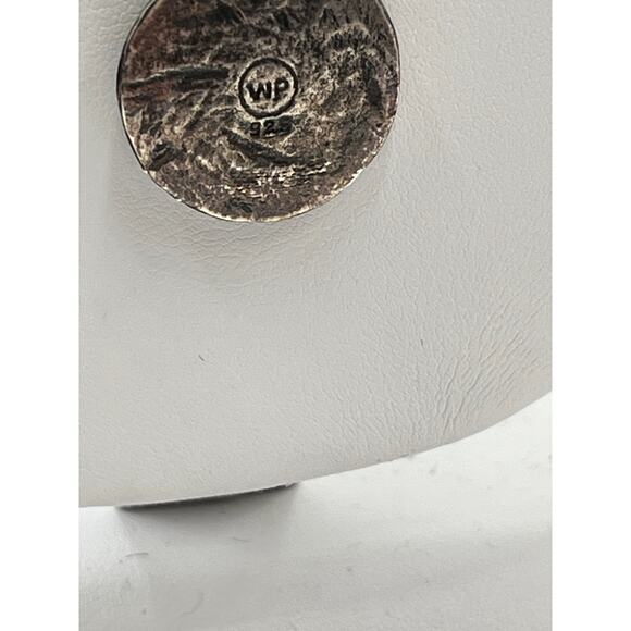 WAXING POETIC WP Sterling Silver Fleur De Lis Wax Sealed Pendant Necklace 16". - Picture 13 of 13